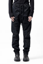 画像をギャラリービューアに読み込む, daub DYEING EASY TROUSER PANTS / STRETCH TWILL COTTON (BLACK)