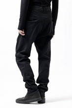 画像をギャラリービューアに読み込む, daub DYEING EASY TROUSER PANTS / STRETCH TWILL COTTON (BLACK)