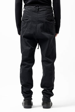 画像をギャラリービューアに読み込む, daub DYEING EASY TROUSER PANTS / STRETCH TWILL COTTON (BLACK)