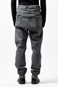Load image into Gallery viewer, daub DYEING EASY TROUSER PANTS / STRETCH TWILL COTTON (GREY)