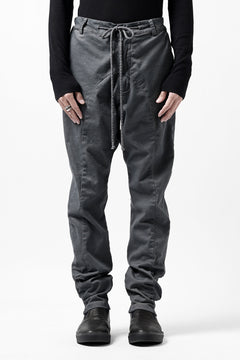 Load image into Gallery viewer, daub DYEING EASY TROUSER PANTS / STRETCH TWILL COTTON (GREY)