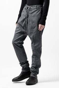 Load image into Gallery viewer, daub DYEING EASY TROUSER PANTS / STRETCH TWILL COTTON (GREY)