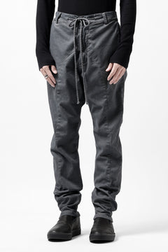 Load image into Gallery viewer, daub DYEING EASY TROUSER PANTS / STRETCH TWILL COTTON (GREY)