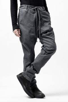 Load image into Gallery viewer, daub DYEING EASY TROUSER PANTS / STRETCH TWILL COTTON (GREY)