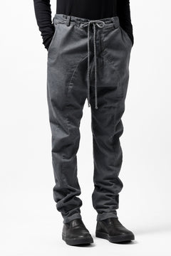 Load image into Gallery viewer, daub DYEING EASY TROUSER PANTS / STRETCH TWILL COTTON (GREY)