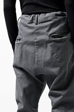 Load image into Gallery viewer, daub DYEING EASY TROUSER PANTS / STRETCH TWILL COTTON (GREY)