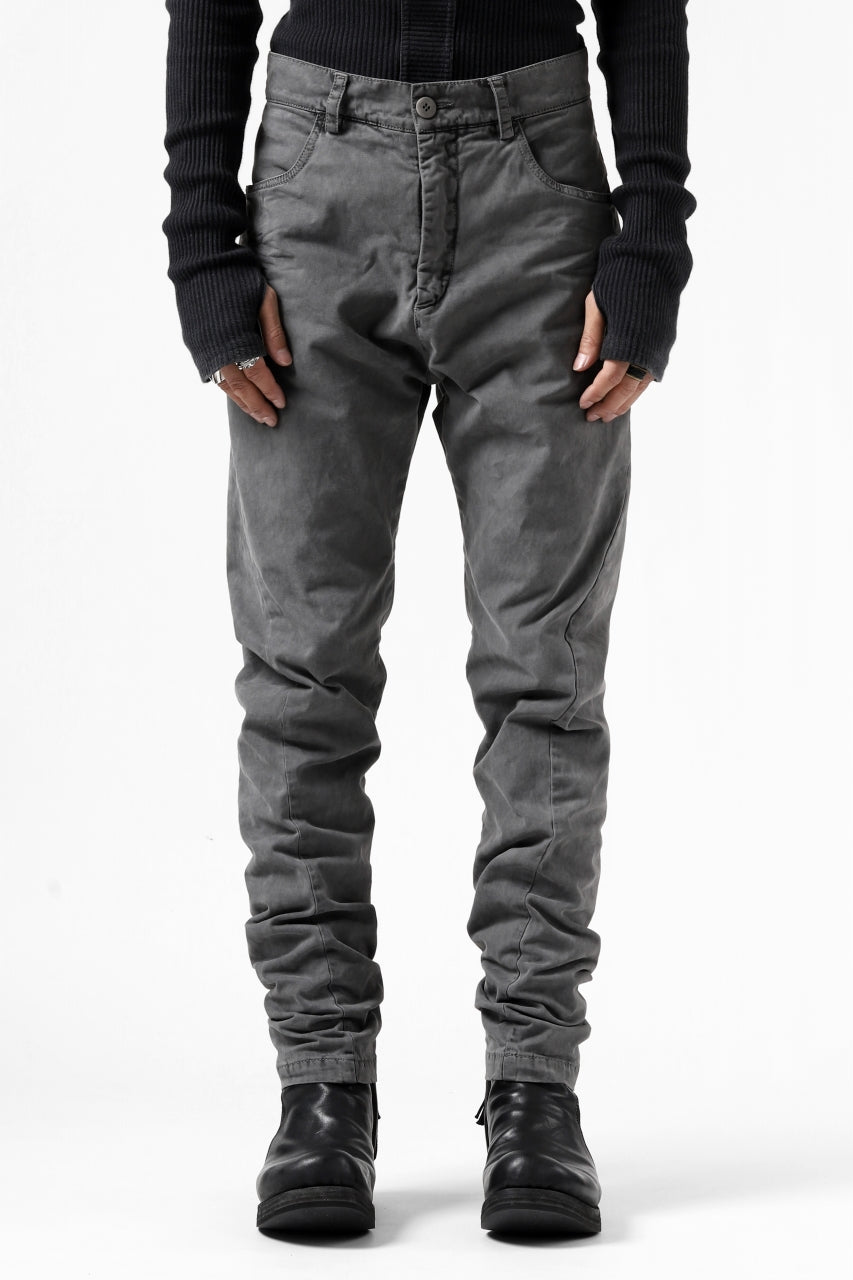 Load image into Gallery viewer, daub ERGONOMIC SEAM SLIM PANTS / STRETCH COTTON (GREY)