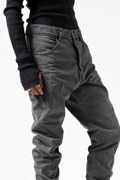 Load image into Gallery viewer, daub ERGONOMIC SEAM SLIM PANTS / STRETCH COTTON (GREY)