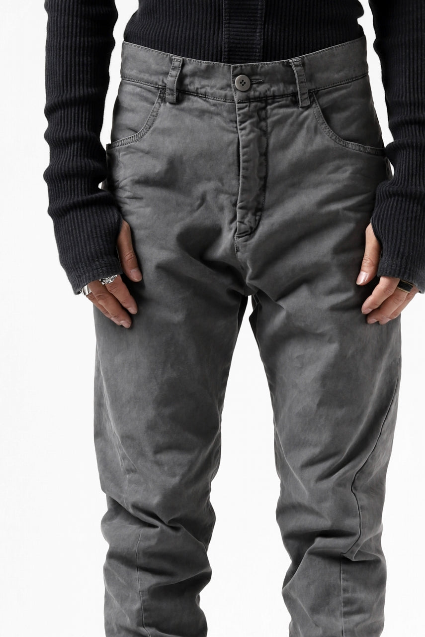 Load image into Gallery viewer, daub ERGONOMIC SEAM SLIM PANTS / STRETCH COTTON (GREY)