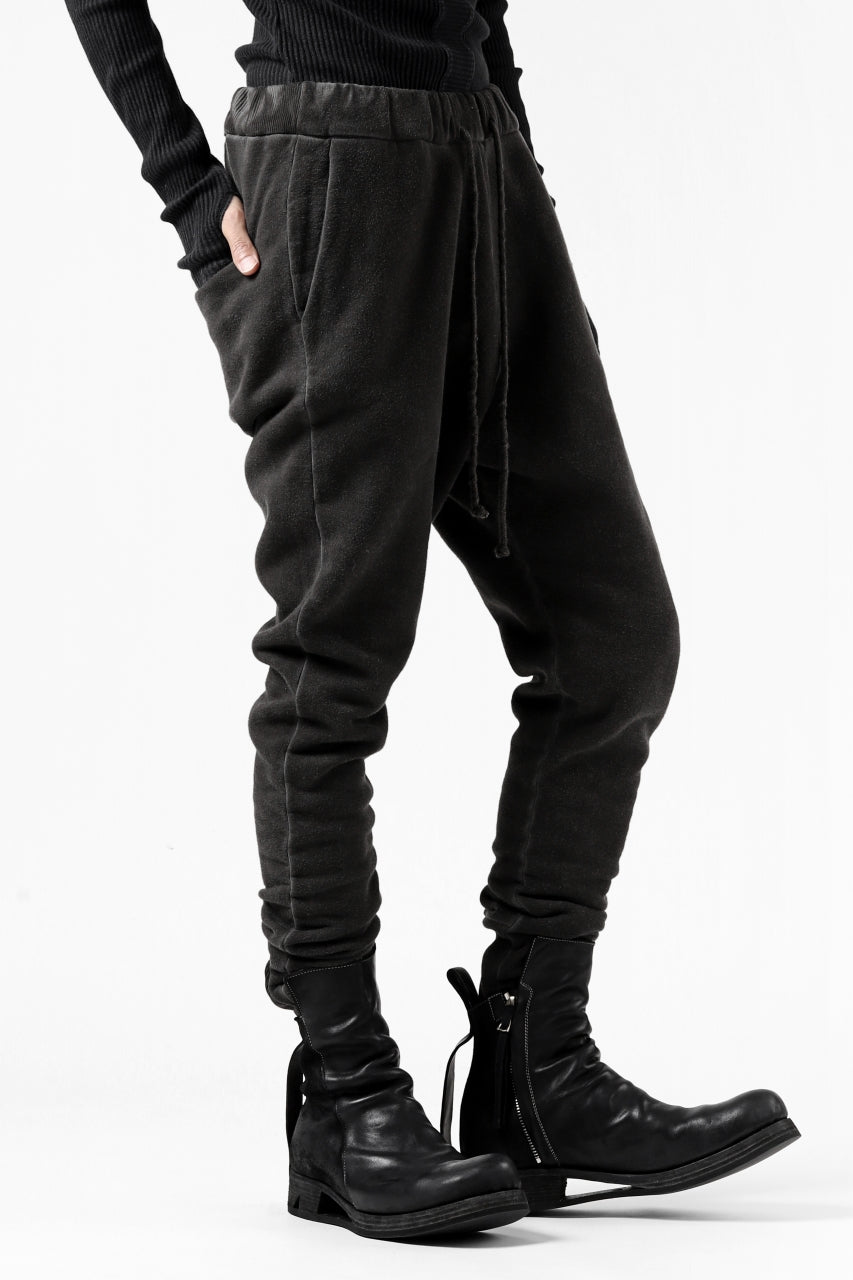 Load image into Gallery viewer, daub SWEAT SLIM JOGGER PANTS / COLD DYED JERSEY (DARK GREY)