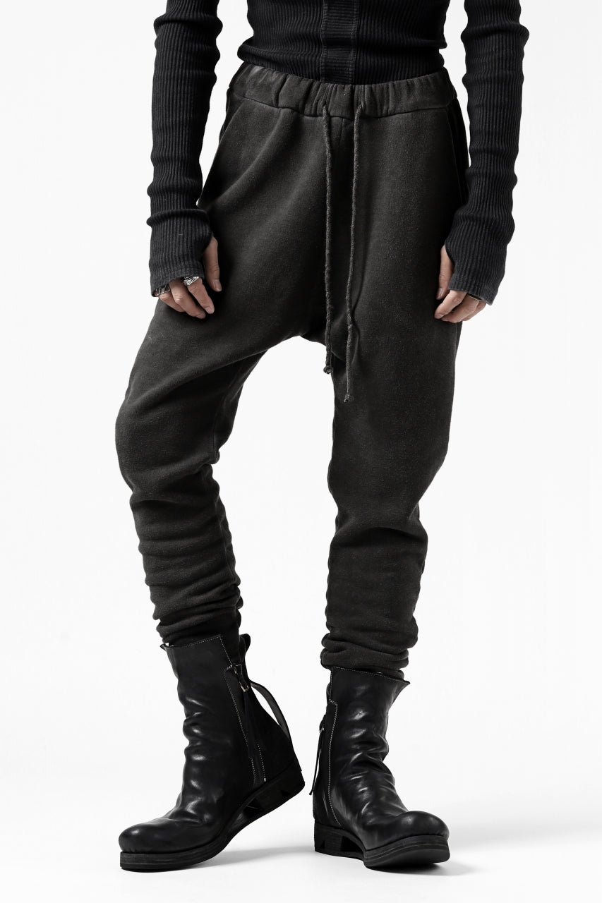 Load image into Gallery viewer, daub SWEAT SLIM JOGGER PANTS / COLD DYED JERSEY (DARK GREY)