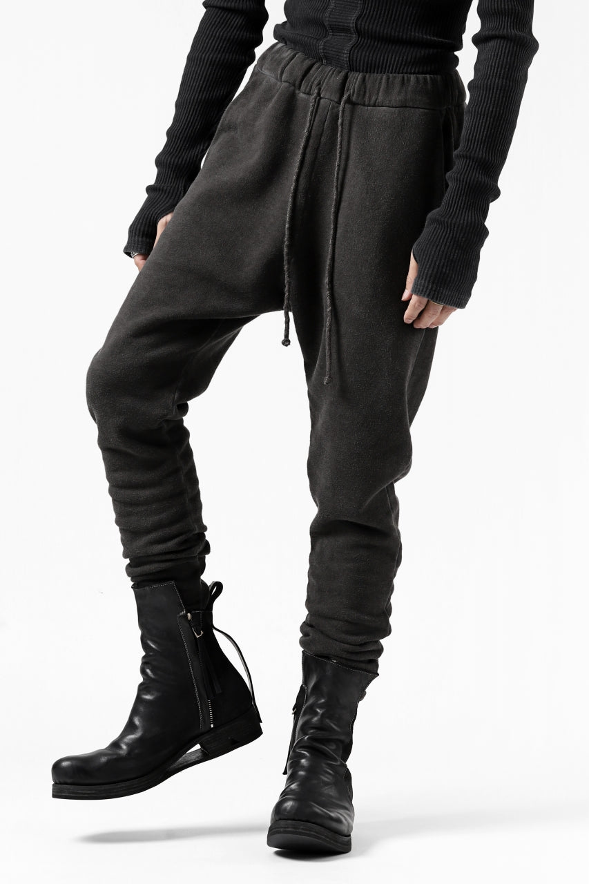 Load image into Gallery viewer, daub SWEAT SLIM JOGGER PANTS / COLD DYED JERSEY (DARK GREY)