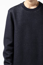 Load image into Gallery viewer, daub ROUND NECK SWEAT PULL OVER / KNIT JERSEY (NAVY)