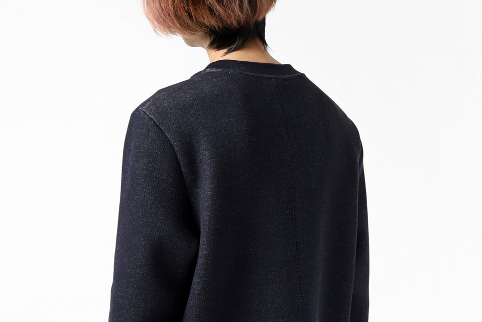 Load image into Gallery viewer, daub ROUND NECK SWEAT PULL OVER / KNIT JERSEY (NAVY)