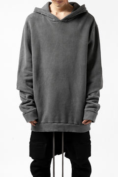 画像をギャラリービューアに読み込む, daub exclusive DYEING HOODIE PULLOVER / COTTON FLEECY (GREY)