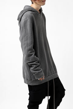 画像をギャラリービューアに読み込む, daub exclusive DYEING HOODIE PULLOVER / COTTON FLEECY (GREY)