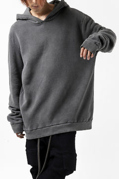 画像をギャラリービューアに読み込む, daub exclusive DYEING HOODIE PULLOVER / COTTON FLEECY (GREY)