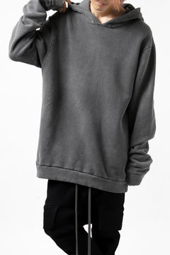画像をギャラリービューアに読み込む, daub exclusive DYEING HOODIE PULLOVER / COTTON FLEECY (GREY)