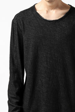 Load image into Gallery viewer, daub ERGONOMIC LONG SLEEVE KNIT SEWN / KNOTTING DOUBLE FACE (BLACK)