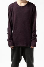 Load image into Gallery viewer, daub ERGONOMIC LONG SLEEVE KNIT SEWN / KNOTTING DOUBLE FACE (OFF RED)