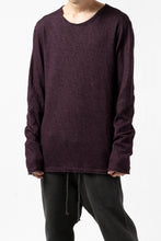 Load image into Gallery viewer, daub ERGONOMIC LONG SLEEVE KNIT SEWN / KNOTTING DOUBLE FACE (OFF RED)