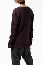 Load image into Gallery viewer, daub ERGONOMIC LONG SLEEVE KNIT SEWN / KNOTTING DOUBLE FACE (OFF RED)
