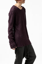 Load image into Gallery viewer, daub ERGONOMIC LONG SLEEVE KNIT SEWN / KNOTTING DOUBLE FACE (OFF RED)