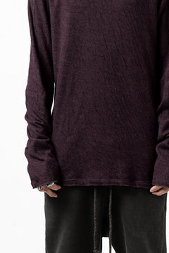 Load image into Gallery viewer, daub ERGONOMIC LONG SLEEVE KNIT SEWN / KNOTTING DOUBLE FACE (OFF RED)