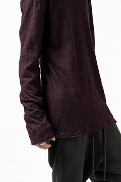 Load image into Gallery viewer, daub ERGONOMIC LONG SLEEVE KNIT SEWN / KNOTTING DOUBLE FACE (OFF RED)