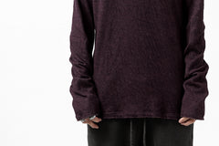 Load image into Gallery viewer, daub ERGONOMIC LONG SLEEVE KNIT SEWN / KNOTTING DOUBLE FACE (OFF RED)