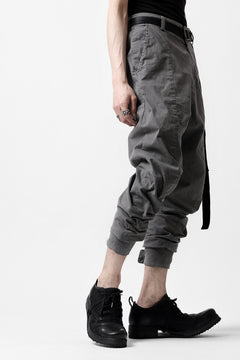 Load image into Gallery viewer, daub DYEING CLOSURE PANTS / STRETCH L.C (GREY)
