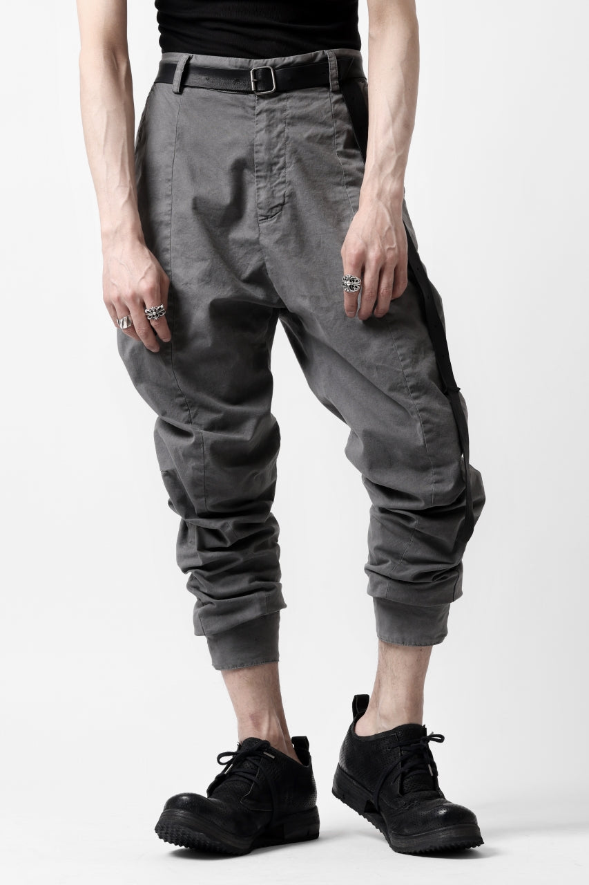 Load image into Gallery viewer, daub DYEING CLOSURE PANTS / STRETCH L.C (GREY)