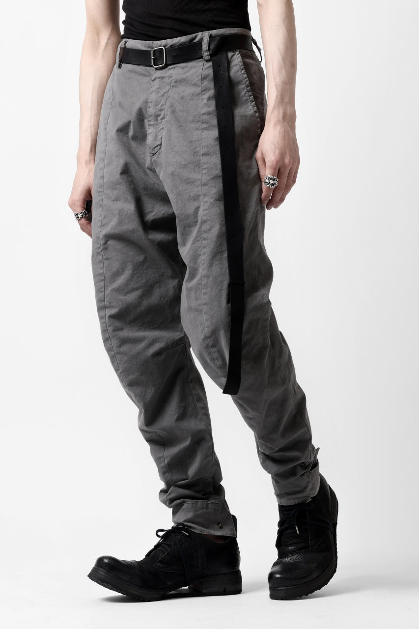 Load image into Gallery viewer, daub DYEING CLOSURE PANTS / STRETCH L.C (GREY)