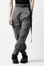 画像をギャラリービューアに読み込む, daub DYEING CLOSURE PANTS / STRETCH L.C (GREY)