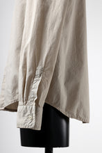 画像をギャラリービューアに読み込む, daub DYEING MINIMAL LS SHIRT / C.POPLIN (SAND)