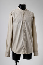 画像をギャラリービューアに読み込む, daub DYEING MINIMAL LS SHIRT / C.POPLIN (SAND)