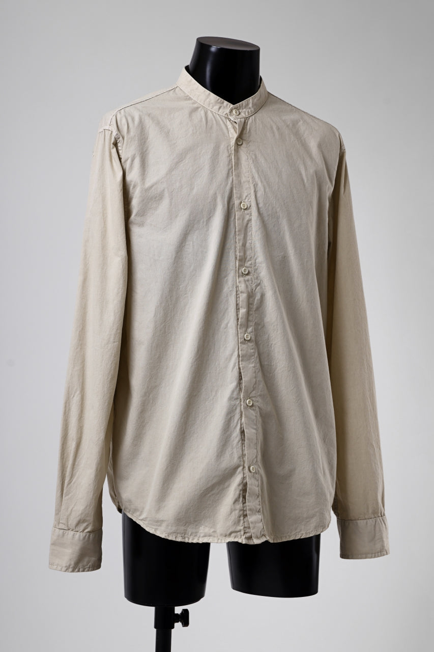 画像をギャラリービューアに読み込む, daub DYEING MINIMAL LS SHIRT / C.POPLIN (SAND)