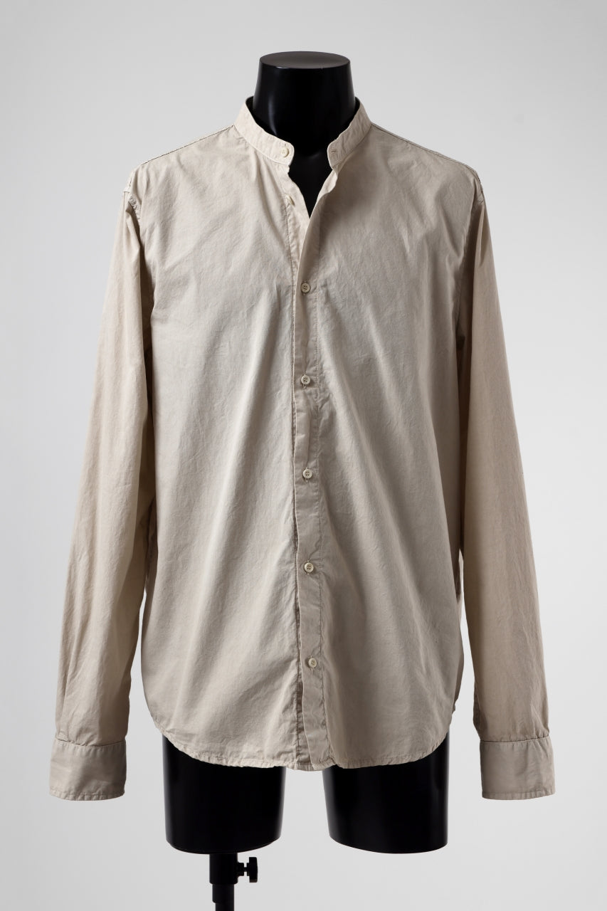画像をギャラリービューアに読み込む, daub DYEING MINIMAL LS SHIRT / C.POPLIN (SAND)