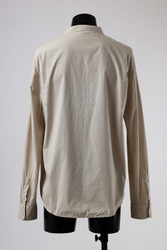 画像をギャラリービューアに読み込む, daub DYEING MINIMAL LS SHIRT / C.POPLIN (SAND)