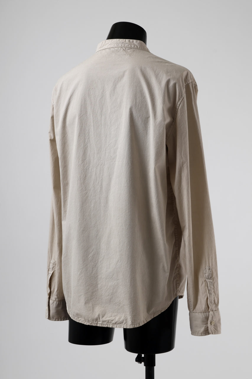 画像をギャラリービューアに読み込む, daub DYEING MINIMAL LS SHIRT / C.POPLIN (SAND)