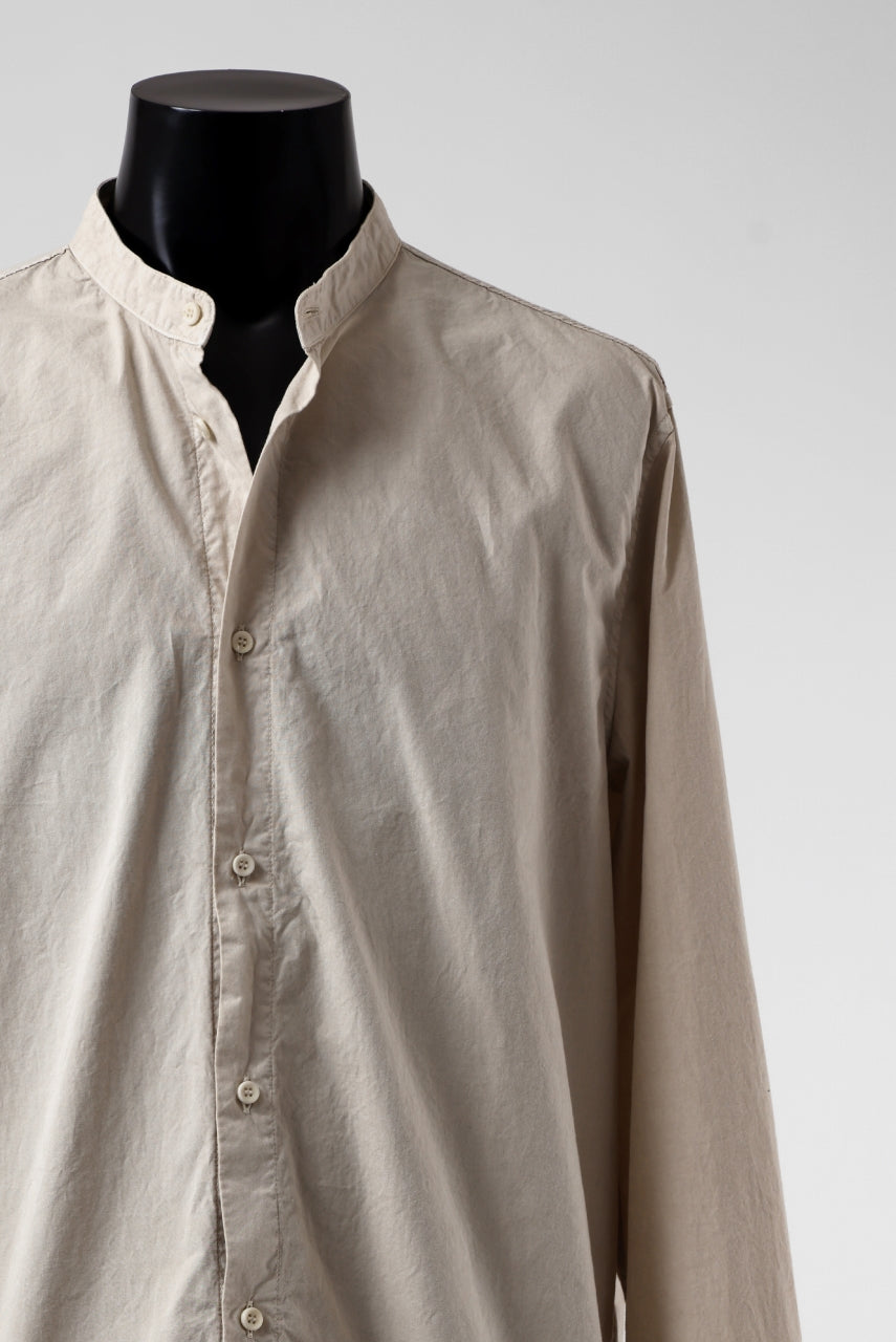画像をギャラリービューアに読み込む, daub DYEING MINIMAL LS SHIRT / C.POPLIN (SAND)