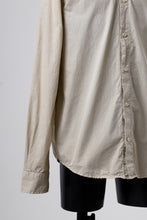 画像をギャラリービューアに読み込む, daub DYEING MINIMAL LS SHIRT / C.POPLIN (SAND)