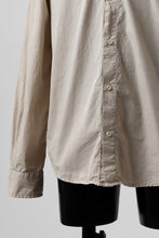画像をギャラリービューアに読み込む, daub DYEING MINIMAL LS SHIRT / C.POPLIN (SAND)