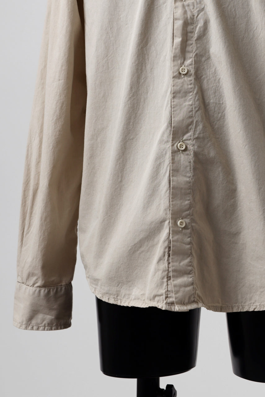 画像をギャラリービューアに読み込む, daub DYEING MINIMAL LS SHIRT / C.POPLIN (SAND)