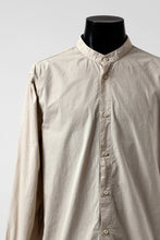 画像をギャラリービューアに読み込む, daub DYEING MINIMAL LS SHIRT / C.POPLIN (SAND)