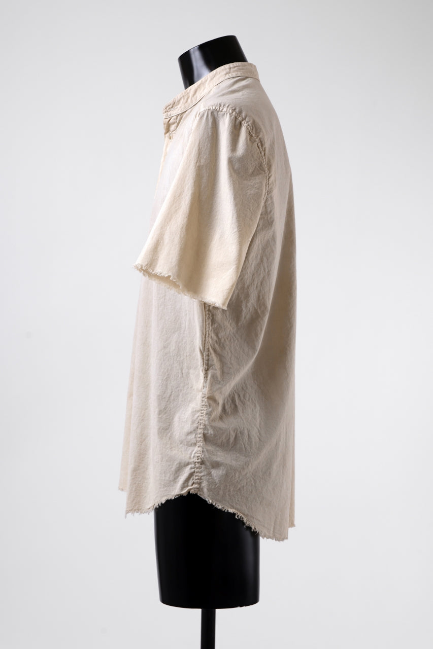 Load image into Gallery viewer, daub DYEING MINIMAL SS SHIRT / ORGANIC COTTON (SAND)