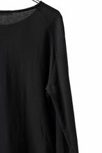 Load image into Gallery viewer, daub RAGLAN STITCH L/S CUTSEWN / DYED COTTON JERSEY (BLACK)