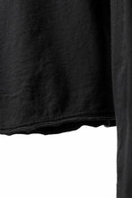 Load image into Gallery viewer, daub RAGLAN STITCH L/S CUTSEWN / DYED COTTON JERSEY (BLACK)