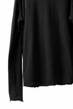 Load image into Gallery viewer, daub RAGLAN STITCH L/S CUTSEWN / DYED COTTON JERSEY (BLACK)