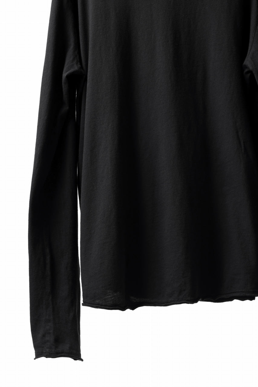 Load image into Gallery viewer, daub RAGLAN STITCH L/S CUTSEWN / DYED COTTON JERSEY (BLACK)